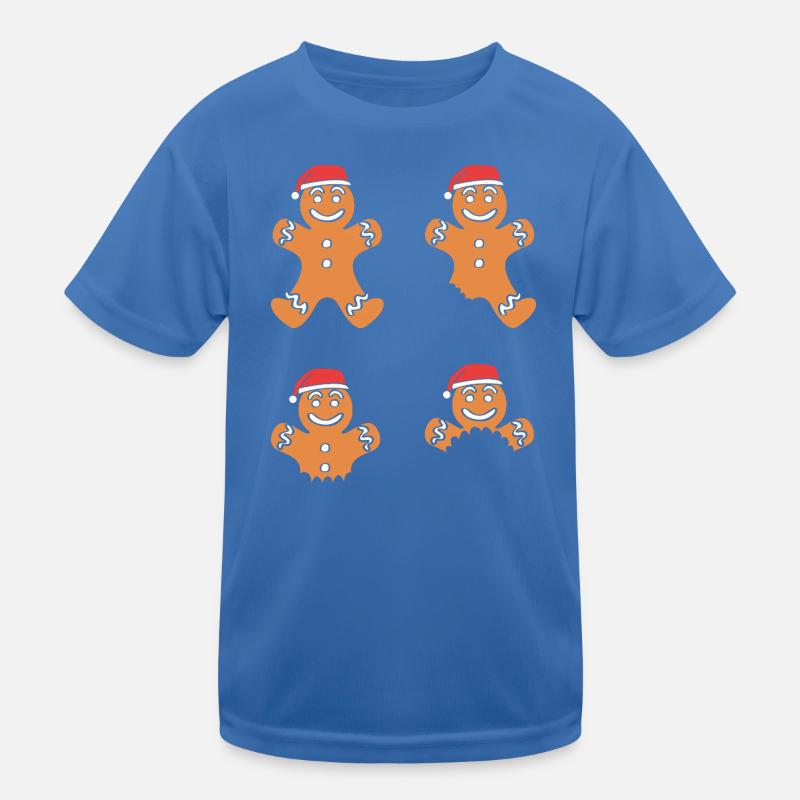 Gingerbread Christmas Gingerbread Man Gingerbread Kids Functional T-Shirt