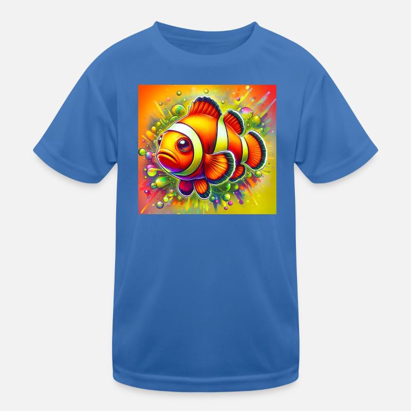 Clownfisch Kinder Funktions-T-Shirt