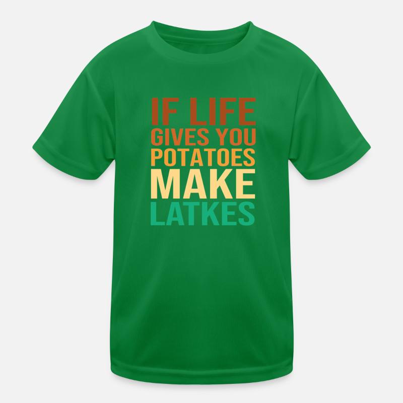 Hanoukka Hanoukka Hanoucca T-shirt sport Enfant