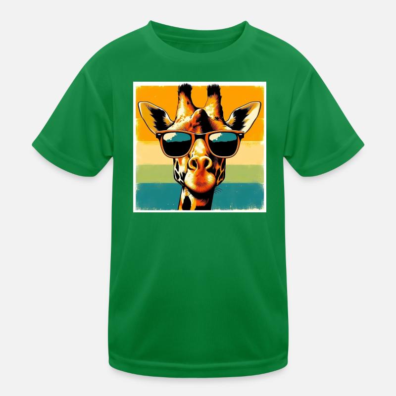 Giraffe Kinder Funktions-T-Shirt