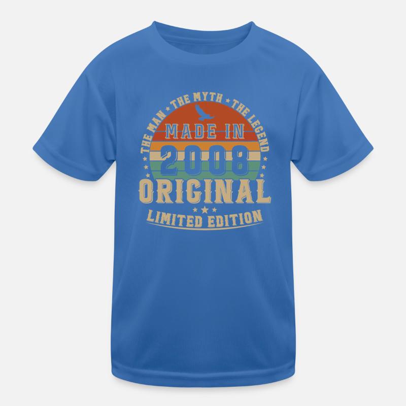 2008 Vintage Retro Geburtstagsgeschenk Kinder Funktions-T-Shirt