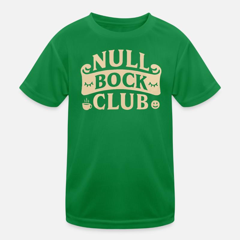 Null Bock Club – Statement Saying Funny Kids Functional T-Shirt