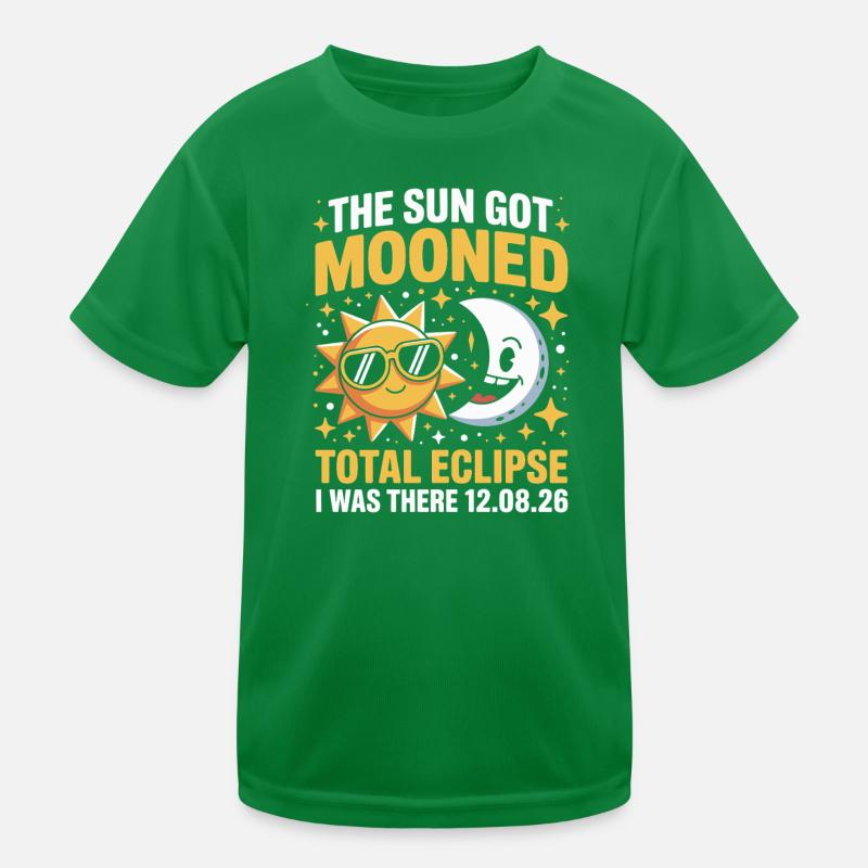 Soleil Lune Éclipse totale Dicton T-shirt sport Enfant