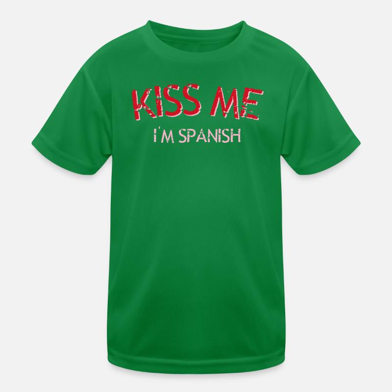 Embrasse-moi Baiser espagnol T-shirt sport Enfant