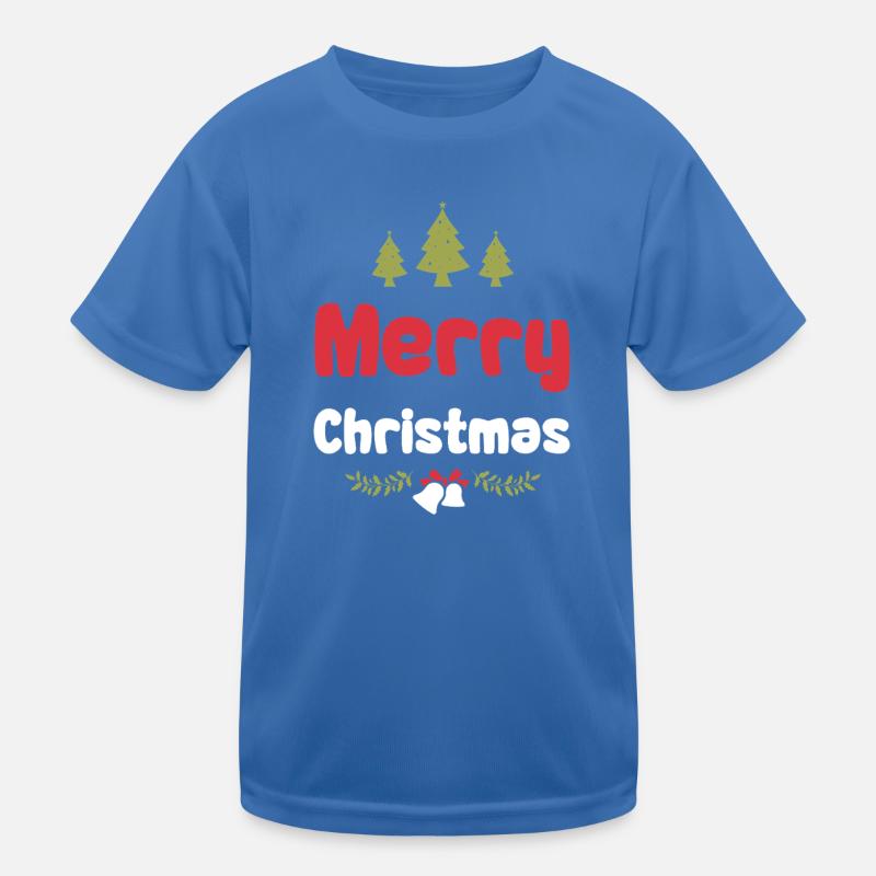 Merry Christmas Kids Functional T-Shirt