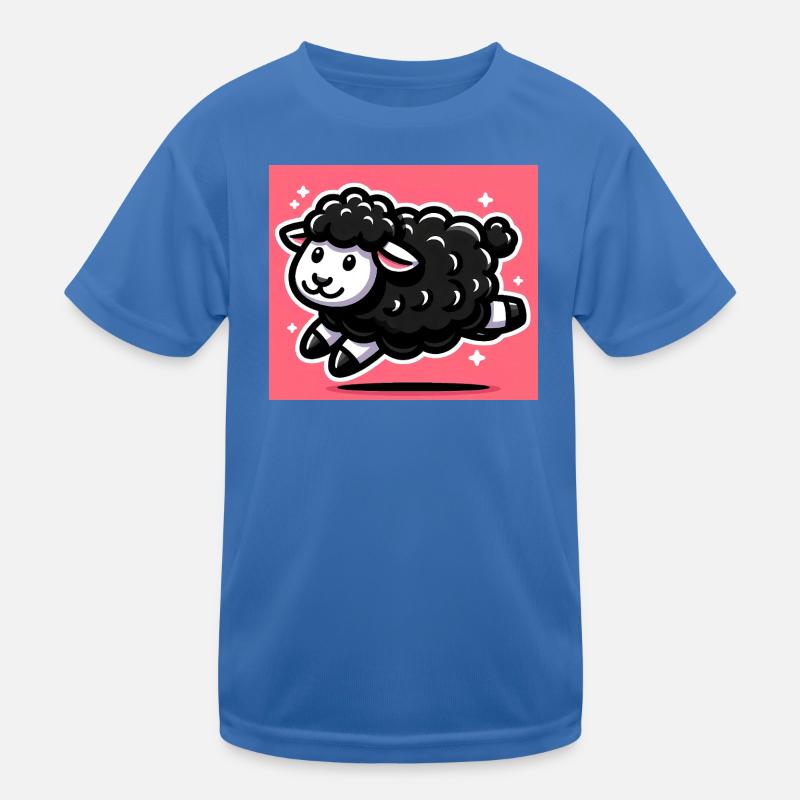 Mouton noir T-shirt sport Enfant