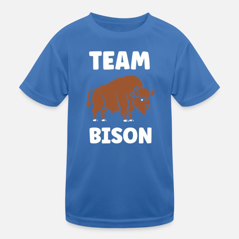 Bison Kinder Funktions-T-Shirt