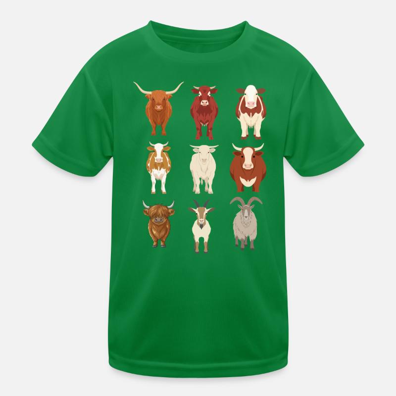 Cows gift idea Kids Functional T-Shirt