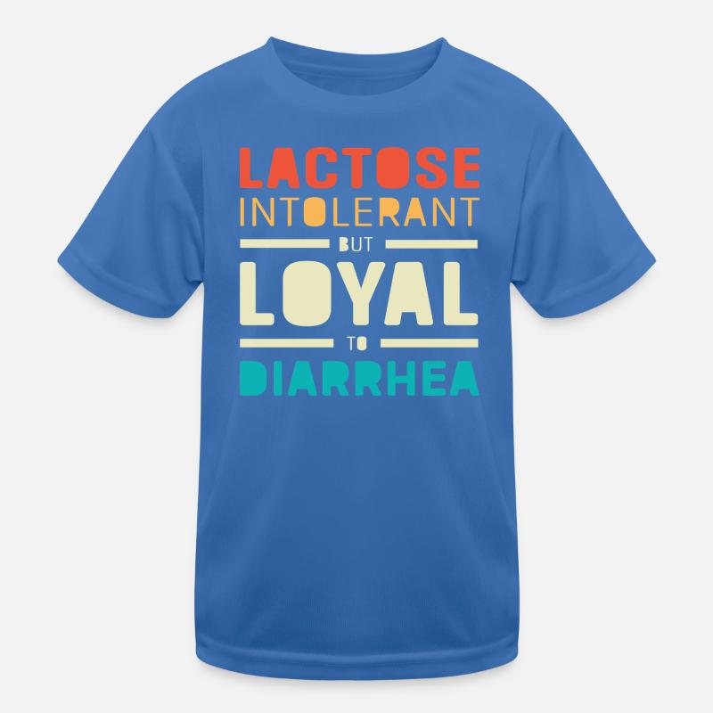 Milk Allergy Lactose Intolerance Flatulence Kids Functional T-Shirt
