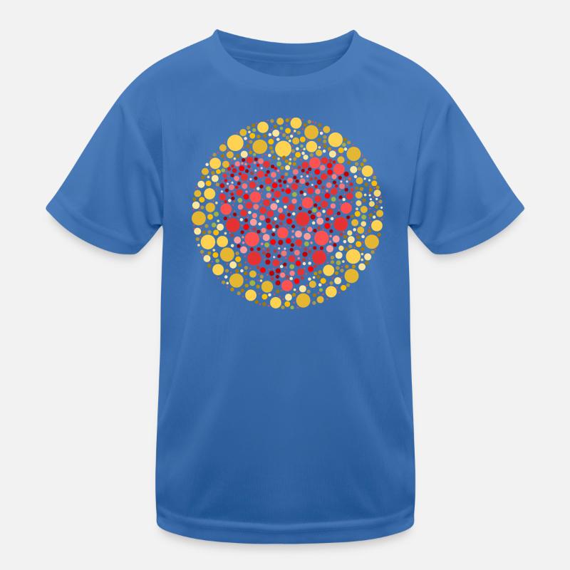Test de la couleur du cœur T-shirt sport Enfant