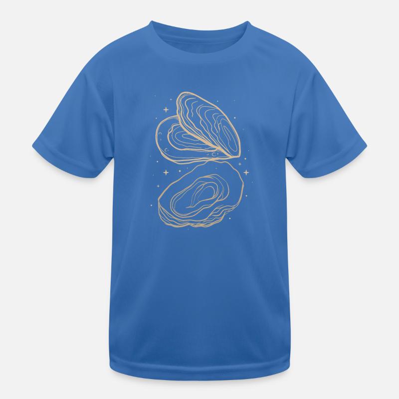 Austern Kinder Funktions-T-Shirt