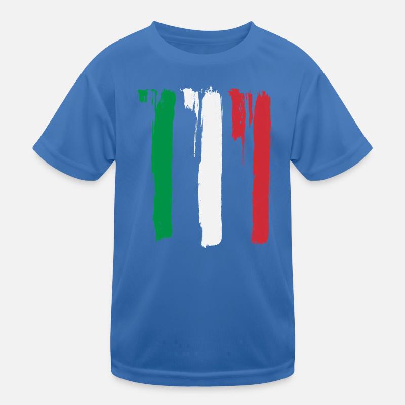 Italien Flagge Kinder Funktions-T-Shirt
