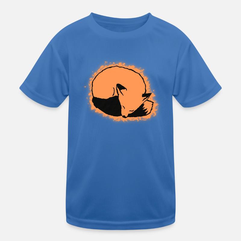 Fuchs schlafend: Niedlich, Kawaii & Comic Stil Kinder Funktions-T-Shirt