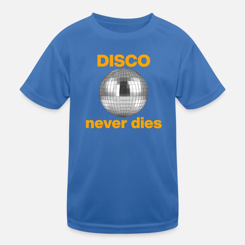 Disco never dies: Glitzer-Power! Discokugel Kinder Funktions-T-Shirt