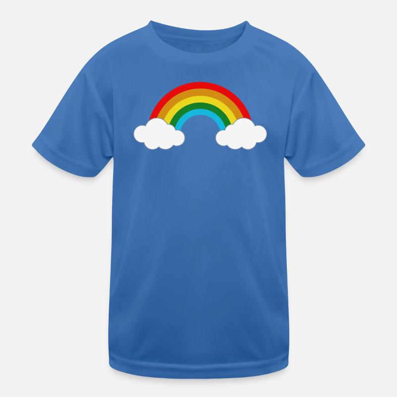 Regenbogen Kinder Funktions-T-Shirt