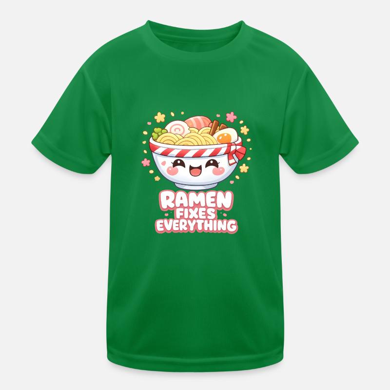 Ramen fixes everything Kinder Funktions-T-Shirt