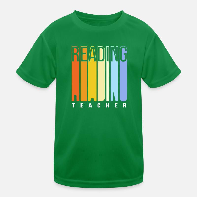 École maternelle Reading École primaire Enseignante T-shirt sport Enfant