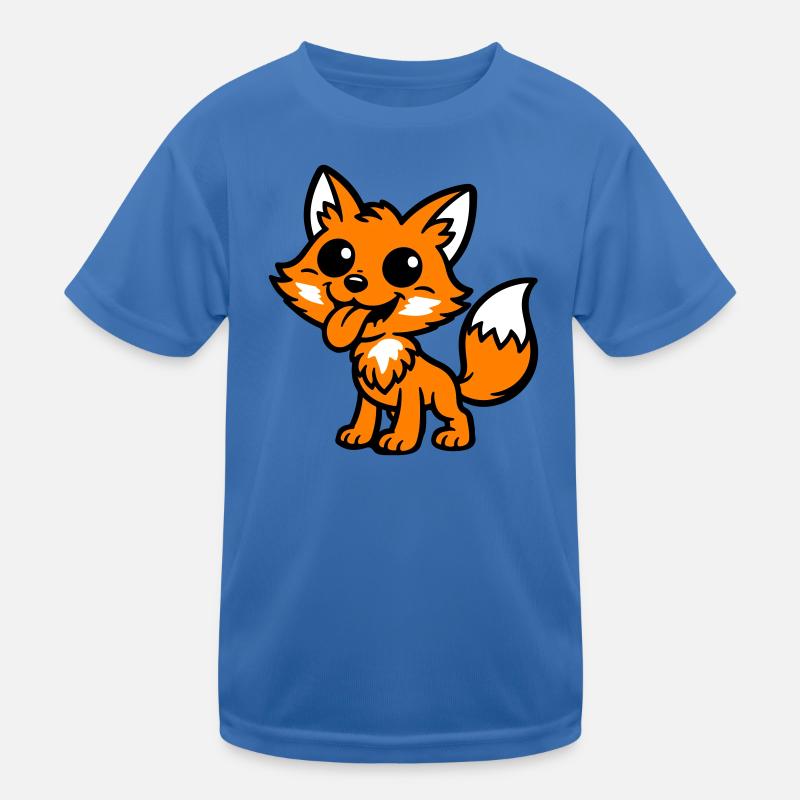 Fuchs Comic Kinder Funktions-T-Shirt