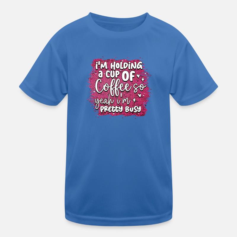 Coffee & Activity: Cute Coffee Sign Kids Functional T-Shirt