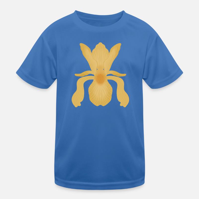 Floraison d’Iris doré T-shirt sport Enfant