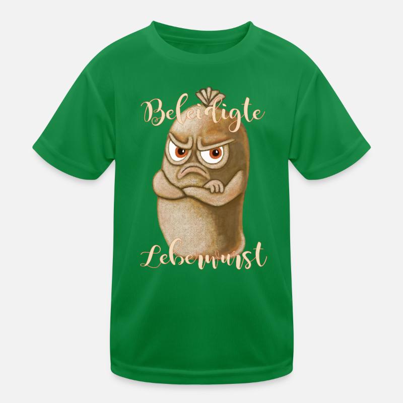 Beleidigte Leberwurst Kinder Funktions-T-Shirt