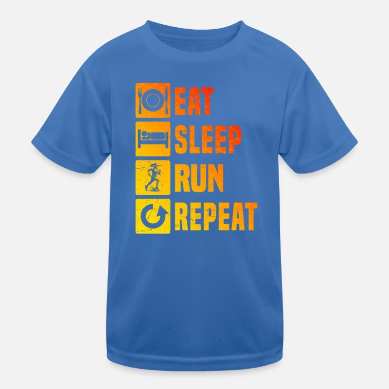 Motif de course amusant T-shirt sport Enfant
