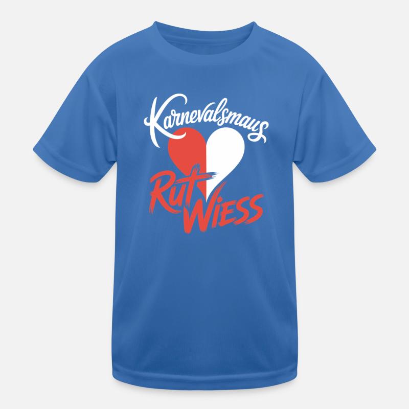 Karnevalsmaus Rut Wiess Köln Kölner Karneval Maus Kinder Funktions-T-Shirt