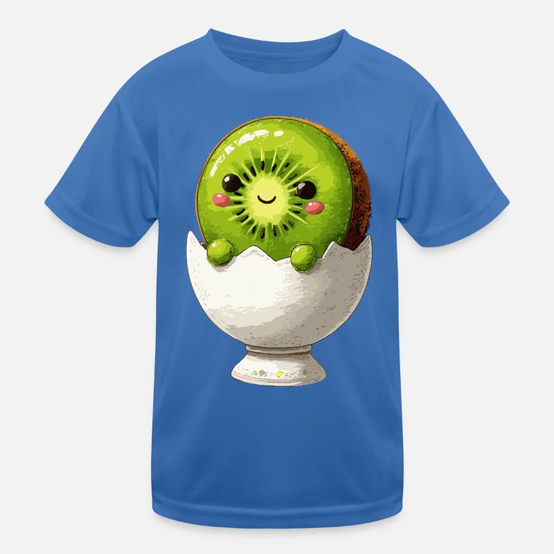 Kiwifruit in eggshell smile Kids Functional T-Shirt