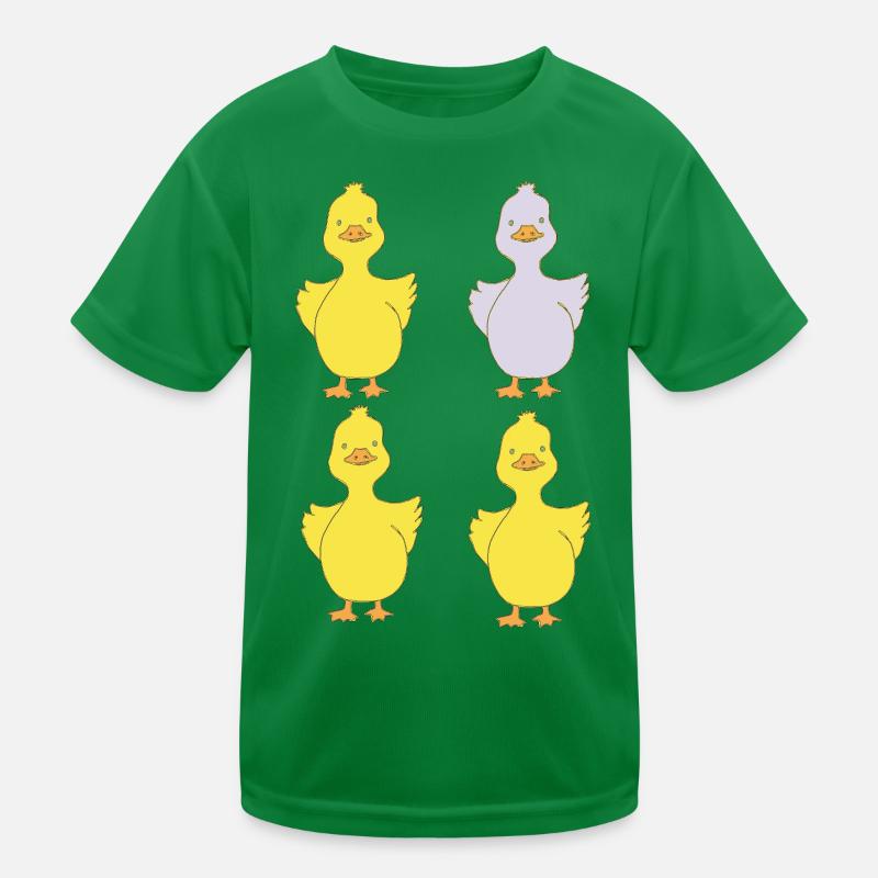 Four ducks one purple Kids Functional T-Shirt