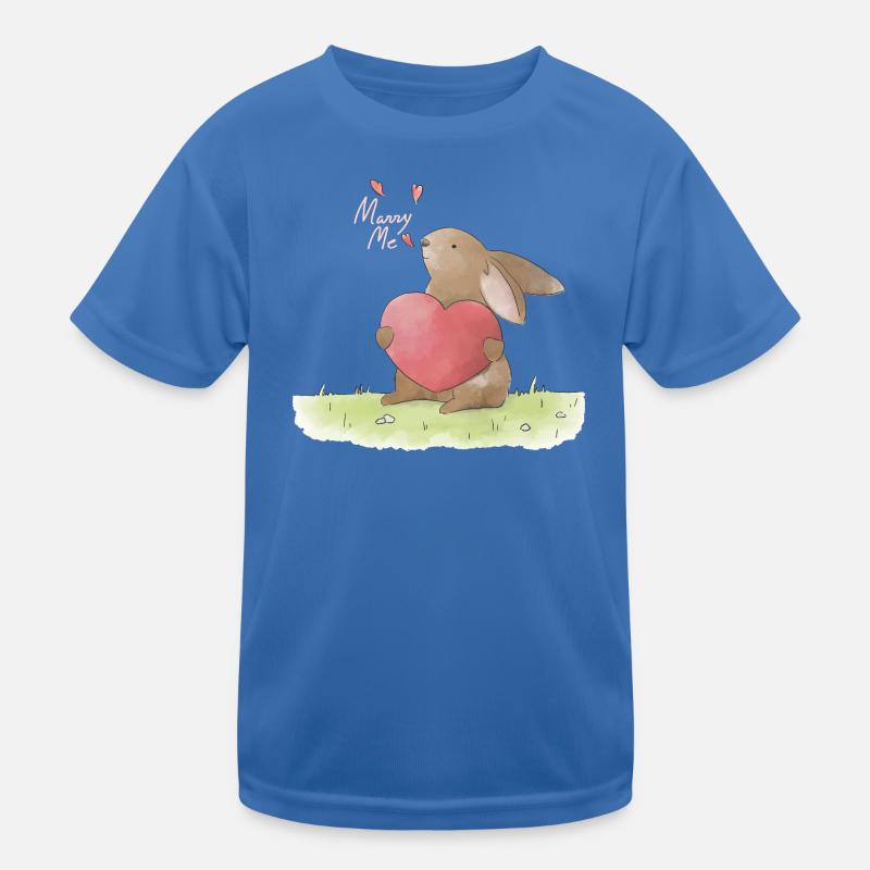 Illustration de demande en mariage : Demande en mariage T-shirt sport Enfant