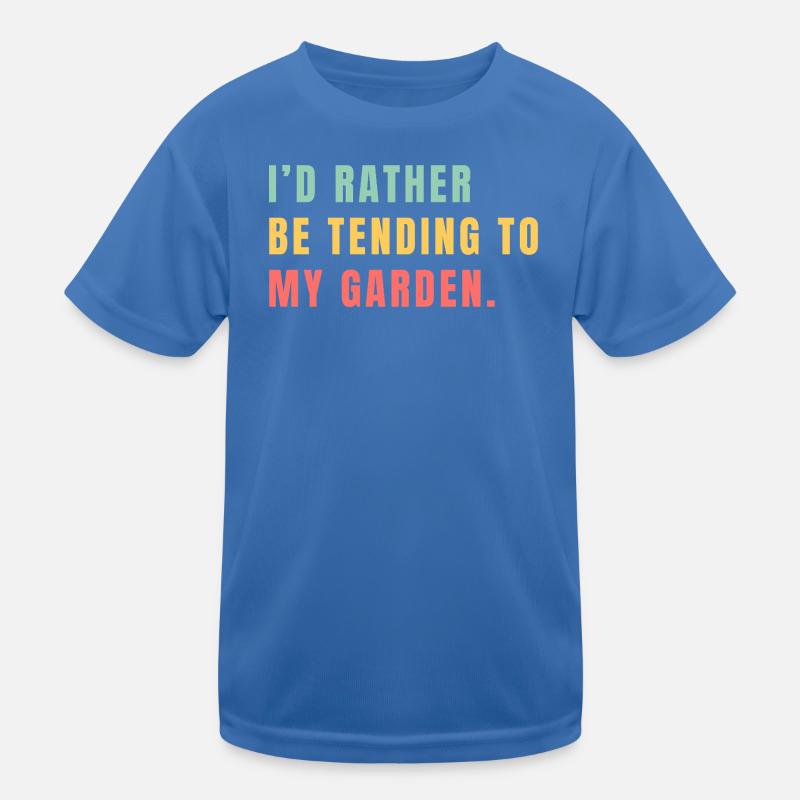 Gartenarbeit Kinder Funktions-T-Shirt