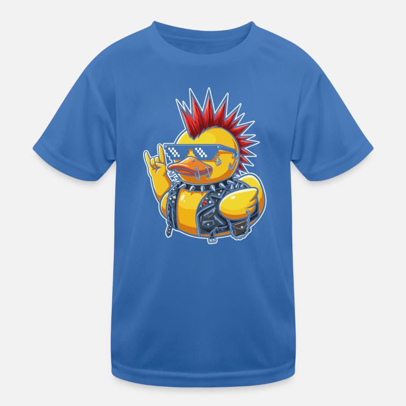 Punkente with spike sunglasses Kids Functional T-Shirt
