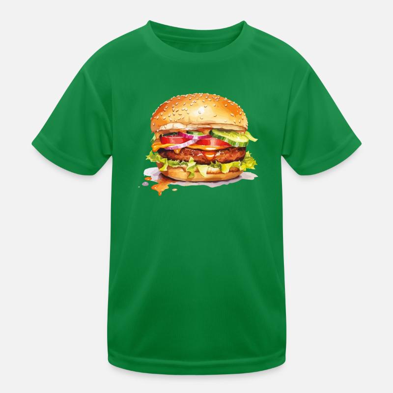 Burger Kids Functional T-Shirt