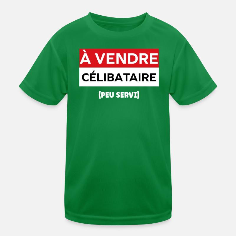 célibataire T-shirt sport Enfant