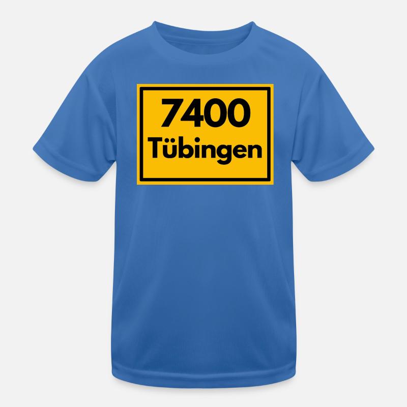 OLD POSTCODE ZIP CODE RETRO 7400 TÜBINGEN - NECKAR Kids Functional T-Shirt