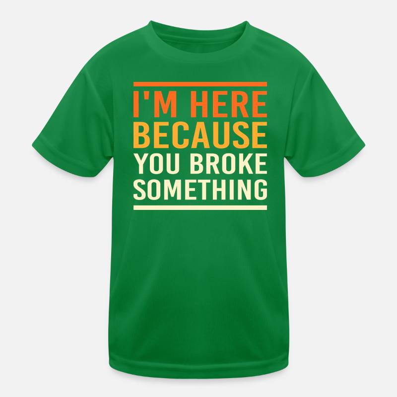 Plumber Kids Functional T-Shirt
