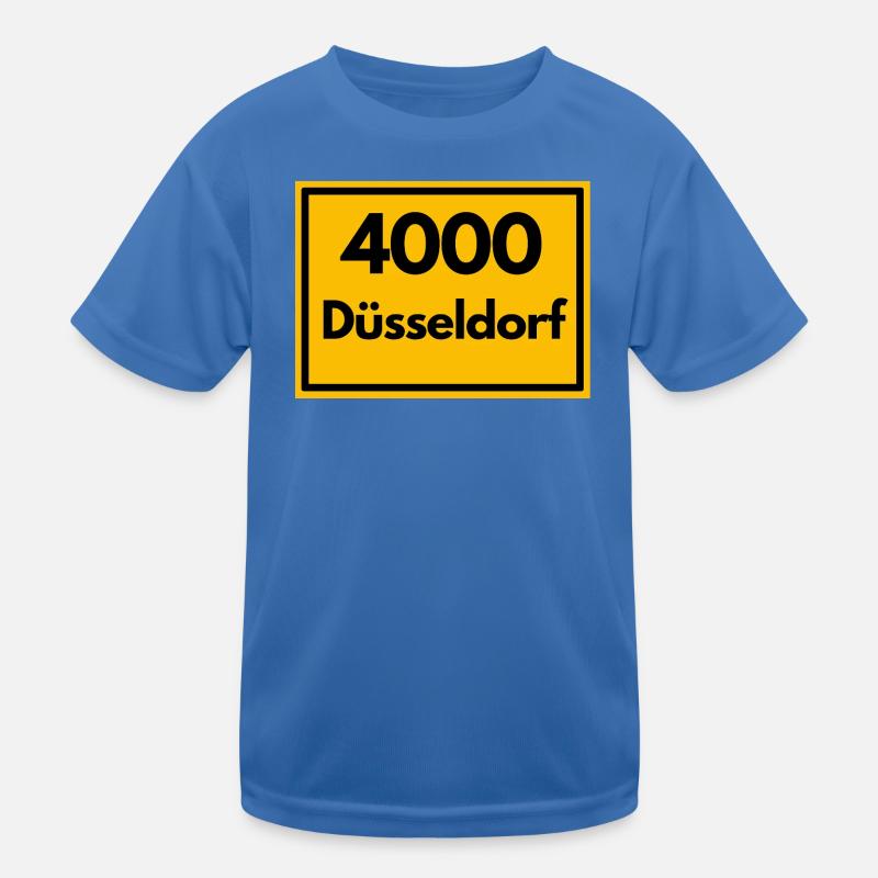 OLD POSTCODE POSTCODE RETRO 4000 DÜSSELDORF - OLD Kids Functional T-Shirt