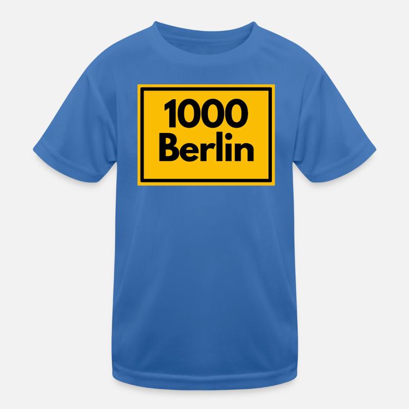OLD POSTCODE POSTCODE RETRO 1000 BERLIN CAPITAL Kids Functional T-Shirt