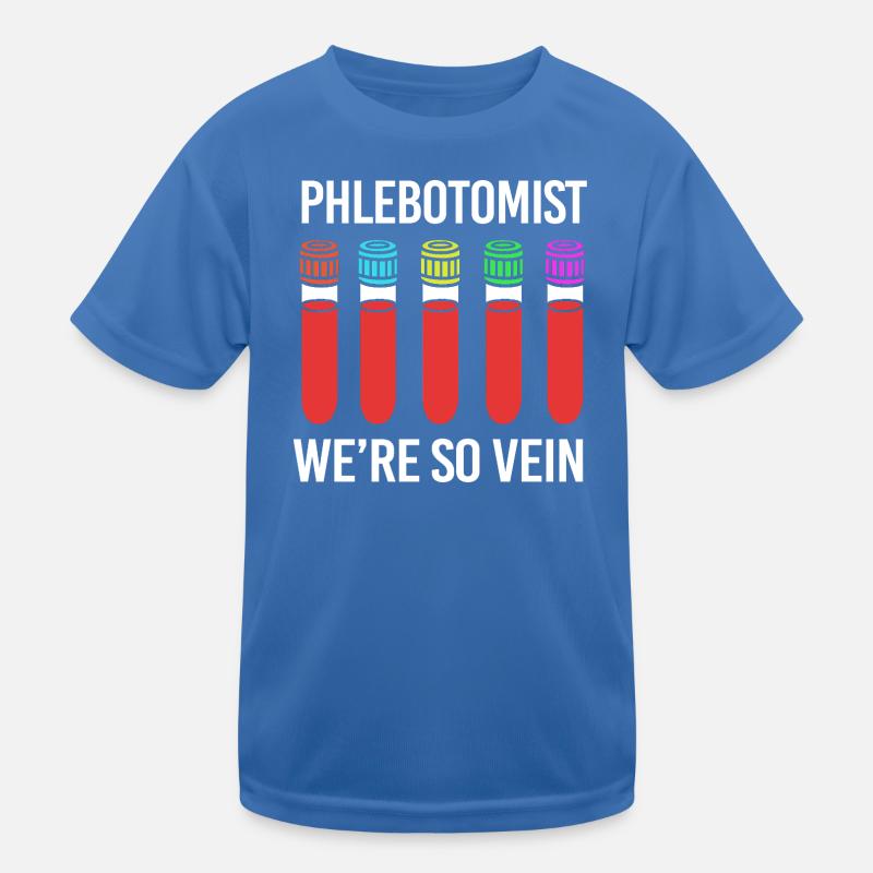 Phlebotomist Pflege Pfleger Pflegerin Blutentnahme Kinder Funktions-T-Shirt