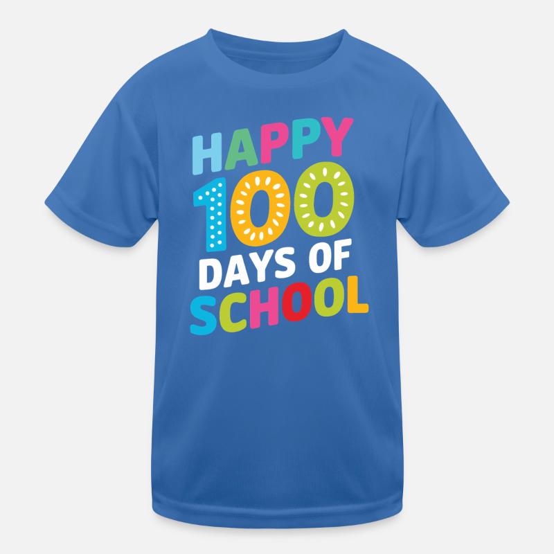 Joyeux 100 jours d’école T-shirt sport Enfant