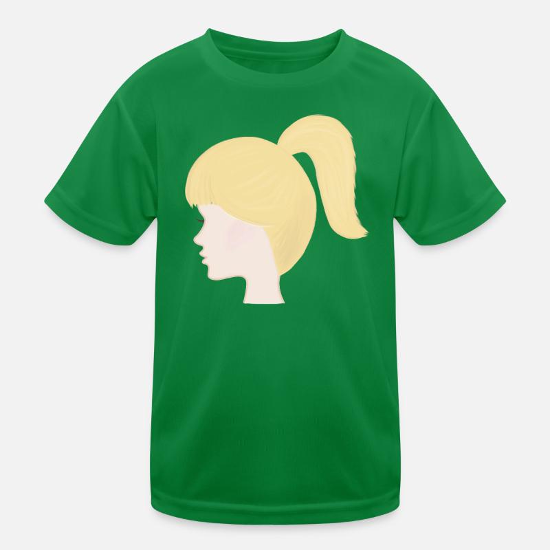 Poupée jouet à queue de cheval blonde T-shirt sport Enfant