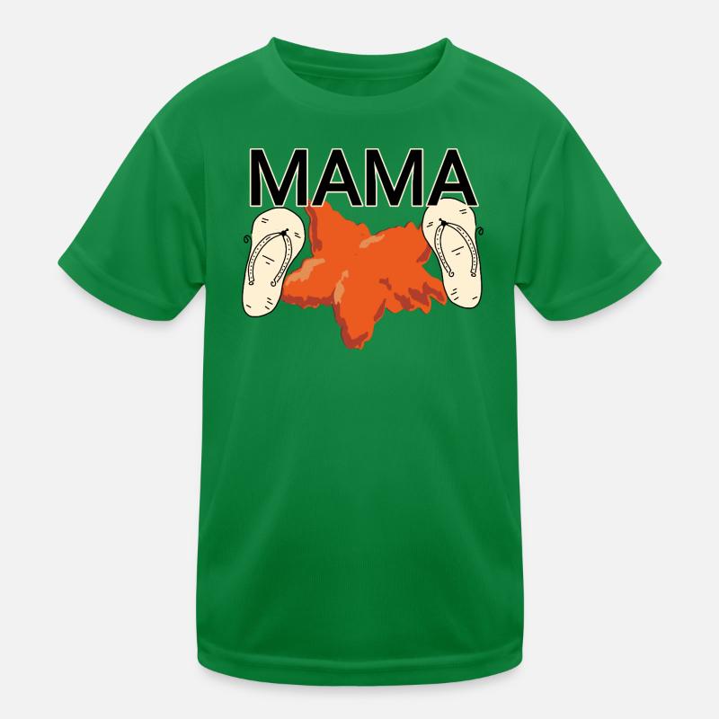 Maman sur la plage T-shirt sport Enfant