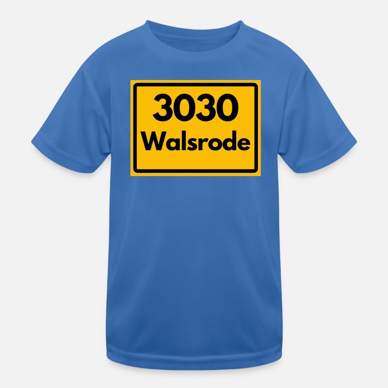 OLD POSTCODE POSTCODE RETRO 3030 WALSRODE VOGELW. Kids Functional T-Shirt