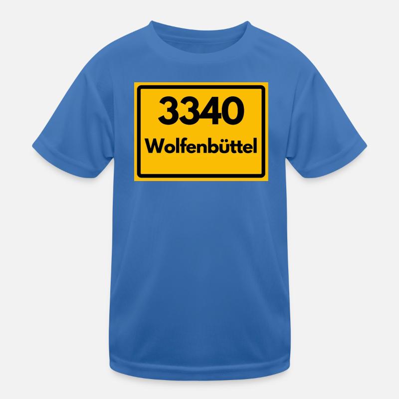 ANCIEN CODE POSTAL RETRO 3340 WOLFENBÜTTEL T-shirt sport Enfant