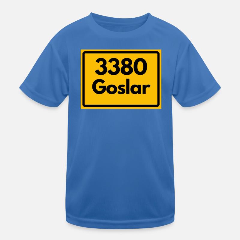 OLD POSTCODE ZIP CODE RETRO 3380 GOSLAR KAISERPFAL Kids Functional T-Shirt