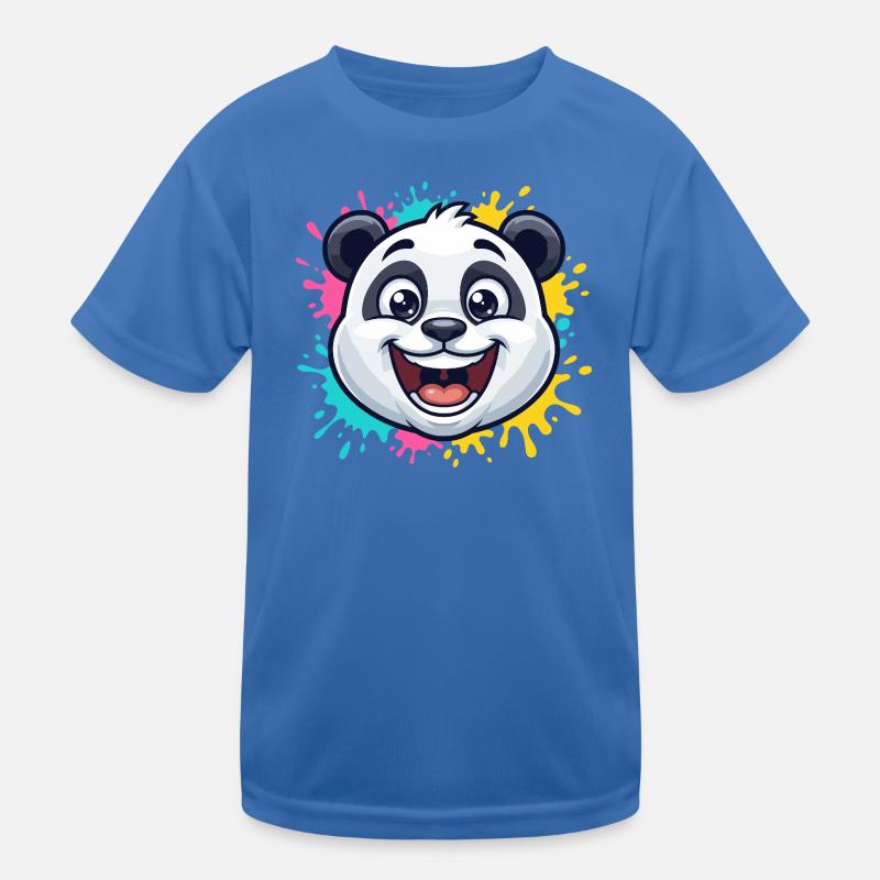 Panda Splash Farbwelt Kinder Funktions-T-Shirt