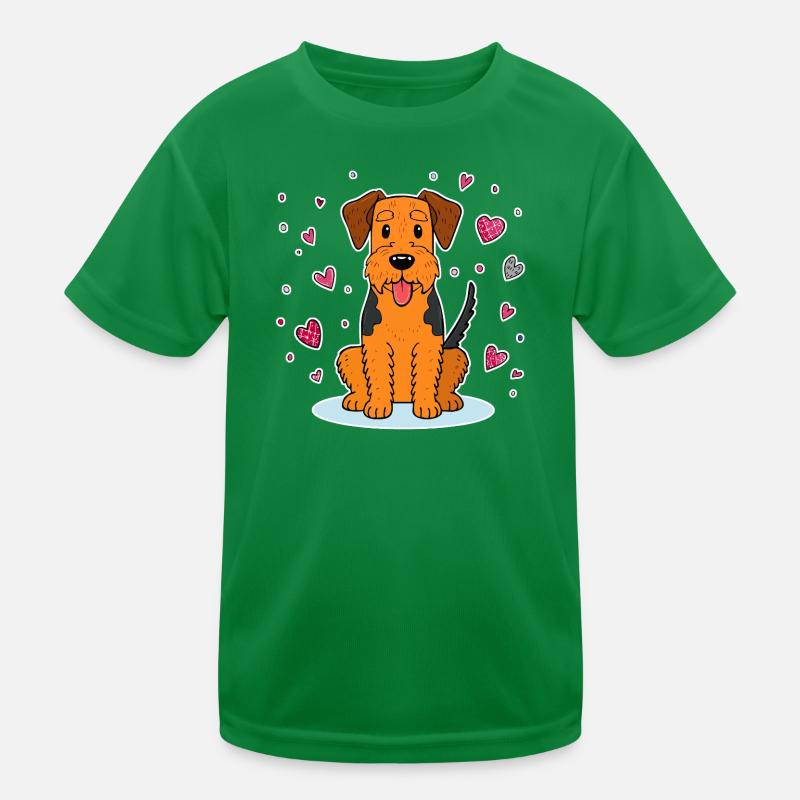 Airedale Terrier (bande dessinée) T-shirt sport Enfant