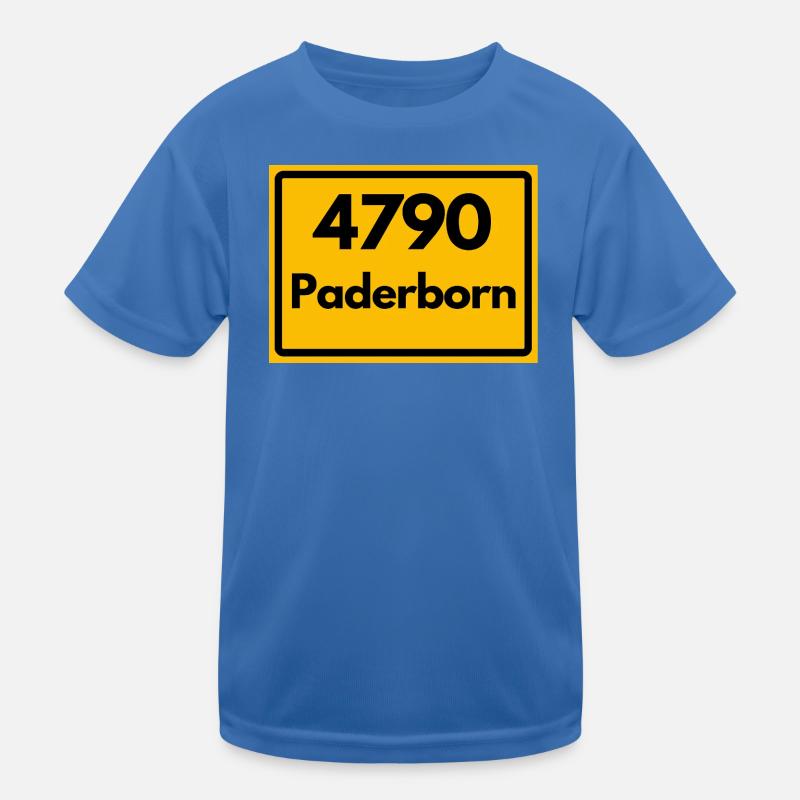 OLD POSTCODE POSTCODE RETRO 4790 PADERBORN Kids Functional T-Shirt