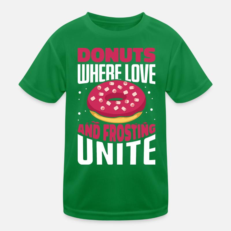 Donut fast food Kids Functional T-Shirt