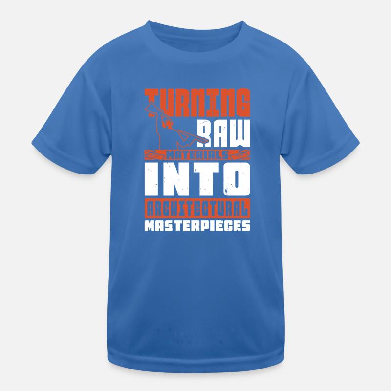 Constructeur de plaques de plâtre Installateur de plaques de plâtre T-shirt sport Enfant